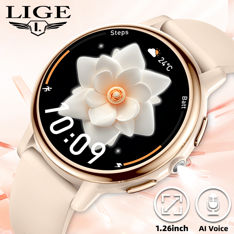 Luxury Watch In The World - Smartwatch damski LIGE 2026, luksusowy, ekran