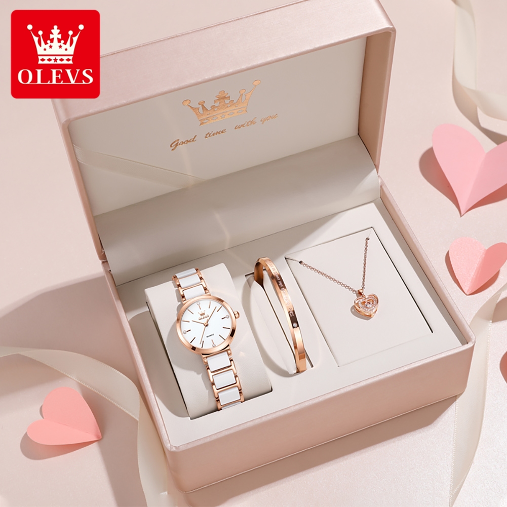 Luxury Watch Quality - OLEVS Damski Zegarek 5877 Luksusowy Elegancki