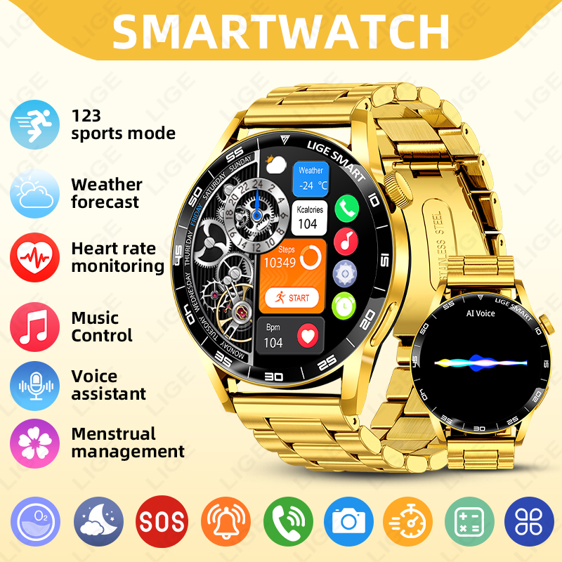 Luxury Watch In The World - LIGE Luksusowy Smartwatch Dla Kobiet i