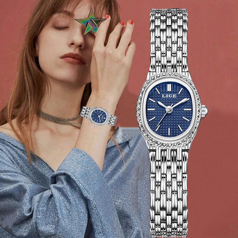 Luxury Watch & Jewellery - Zegarek damski LIGE, luksusowy, kwarcowy, elegancki,