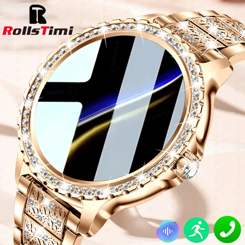 Luxury Watch In The World - Moda luksusowe złote kobiety inteligentny zegarek