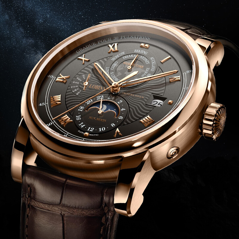 LOBINNI Męski Zegarek Automaty – Luxury Watch In The World recenzja i cena