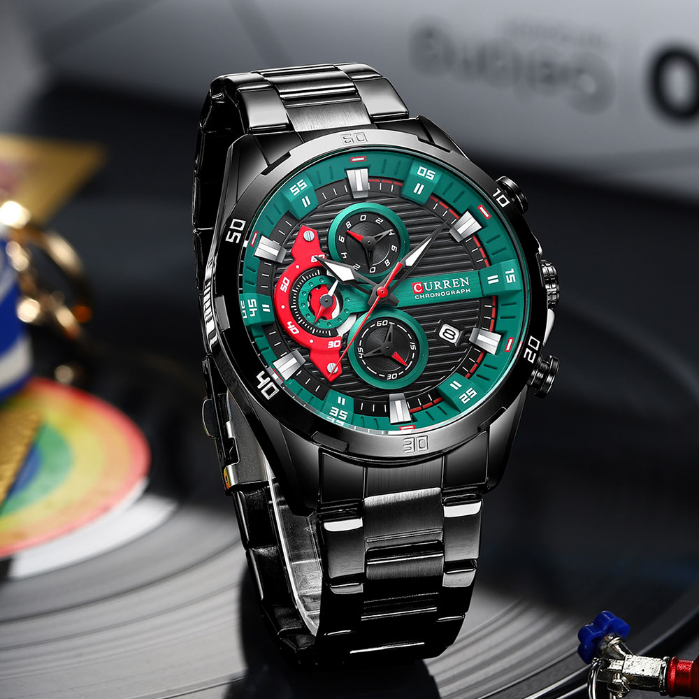 Zegarki dla mężczyzn CURREN Ma – Luxury Watch Mockup recenzja i cena