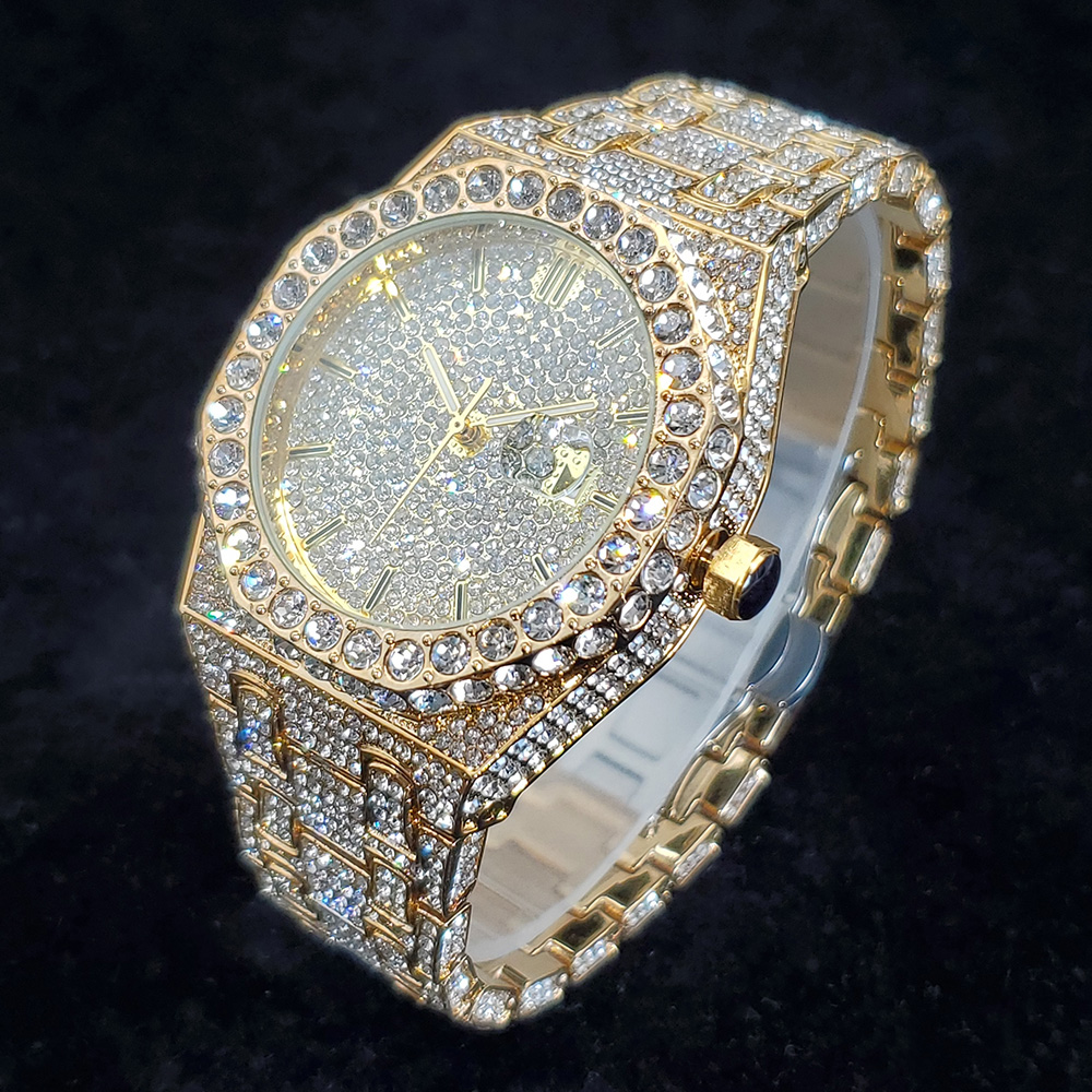 Luksusowe złote zegarki z diam – Luxury Watch Iceberg recenzja i cena