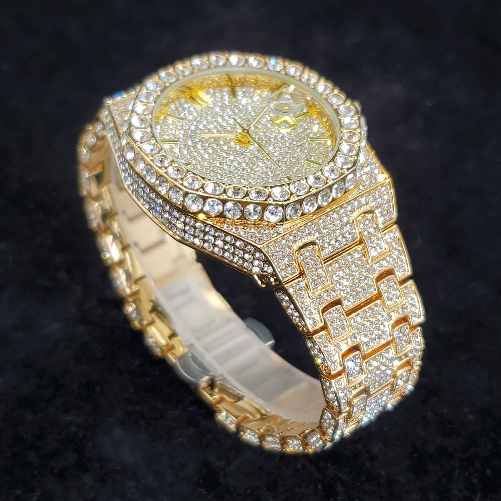 Luksusowe złote zegarki z diam – Luxury Watch Iceberg recenzja i cena