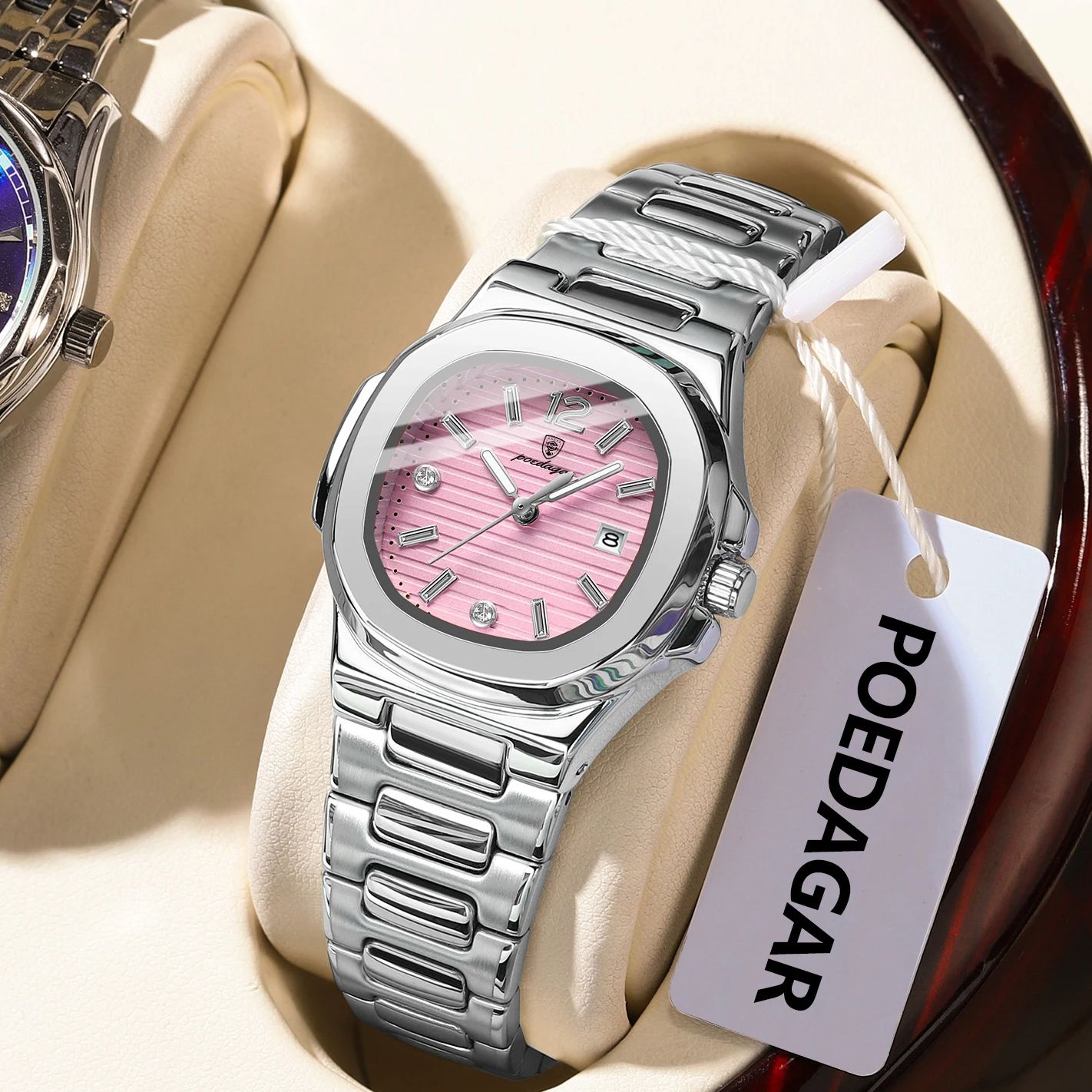 POEDAGAR Kwadratowy Zegarek Da – Luxury Watch For Sale recenzja i cena