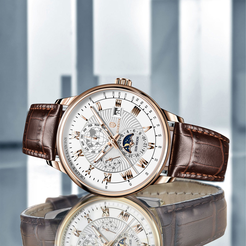 QINGXIYA marka modny skórzany  – Luxury Watch And Price recenzja i cena