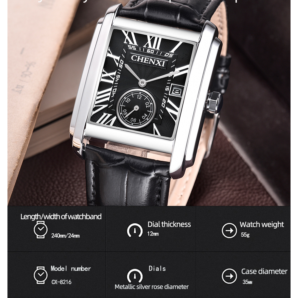CHENXI 8216 moda klasyczne kwa – Luxury Watch Mockup recenzja i cena