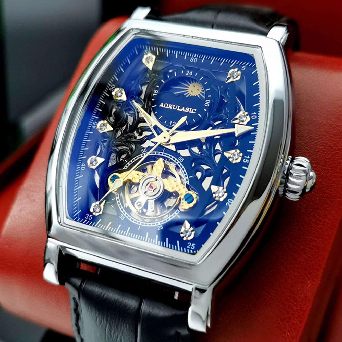 AOKULASIC Tourbillon Iced Out  – Luxury Watch Iceberg recenzja i cena