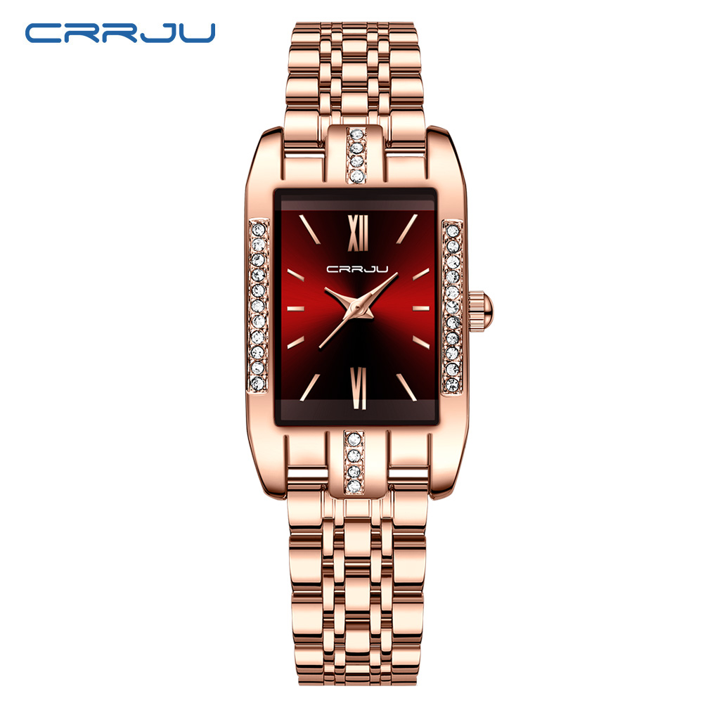 CRRJU Luksusowy Kwadratowy Zeg – Luxury Watch For Sale recenzja i cena