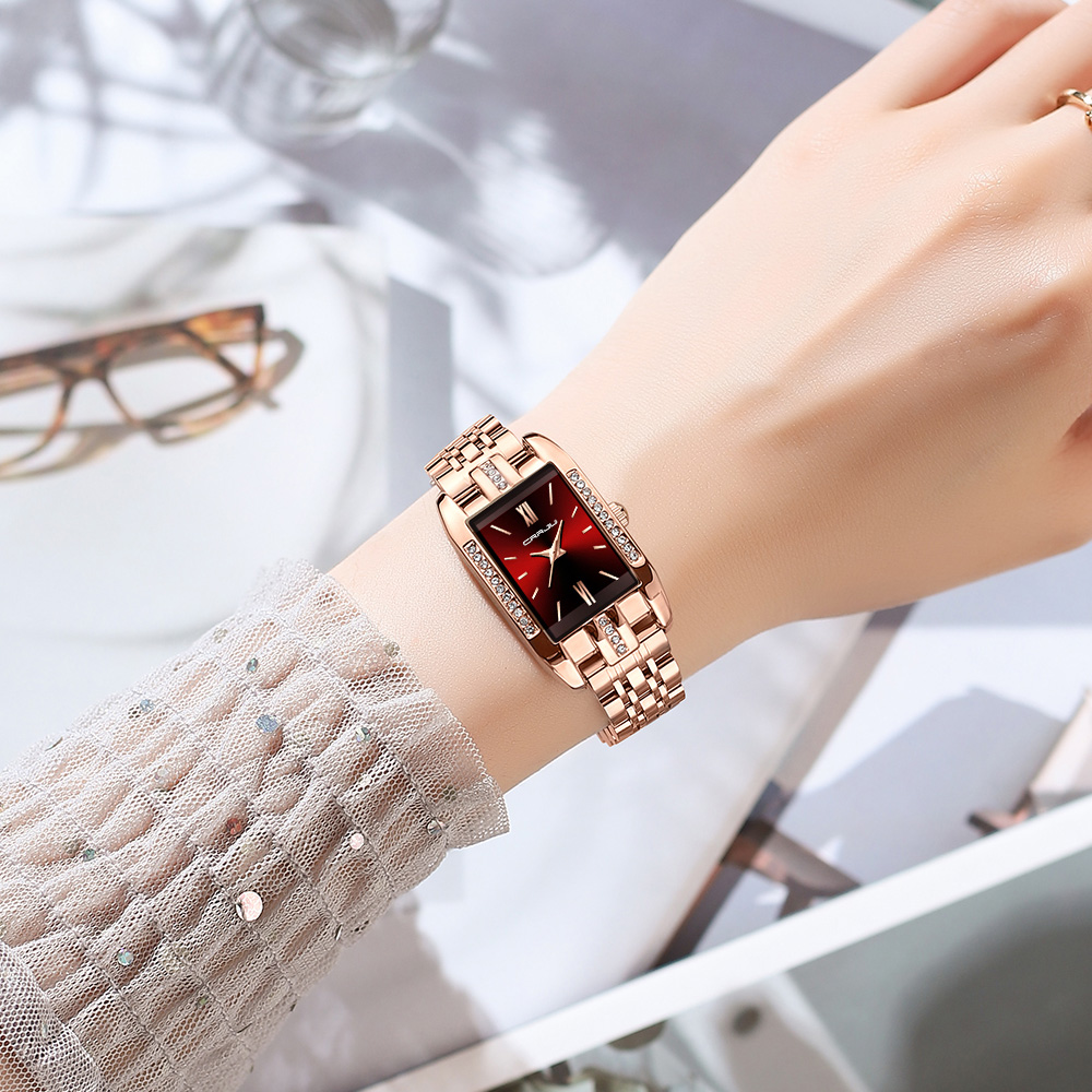 CRRJU Luksusowy Kwadratowy Zeg – Luxury Watch For Sale recenzja i cena