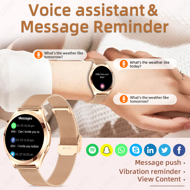 LIGE Luksusowy Smartwatch Dams – Luxury Watch In The World recenzja i cena