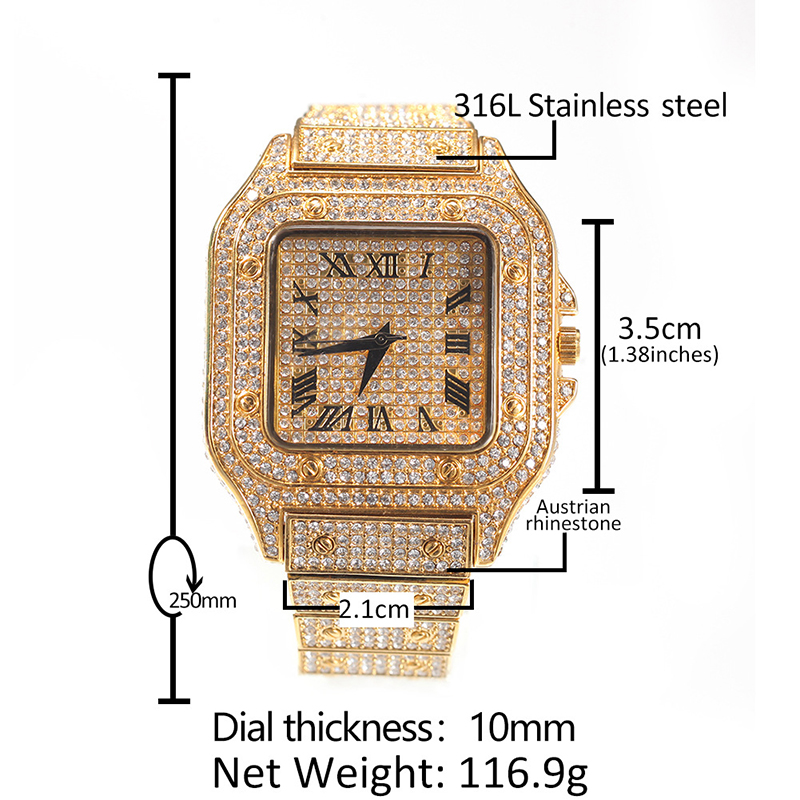 Luksusowe zegarki kwarcowe w s – Luxury Watch Iceberg recenzja i cena